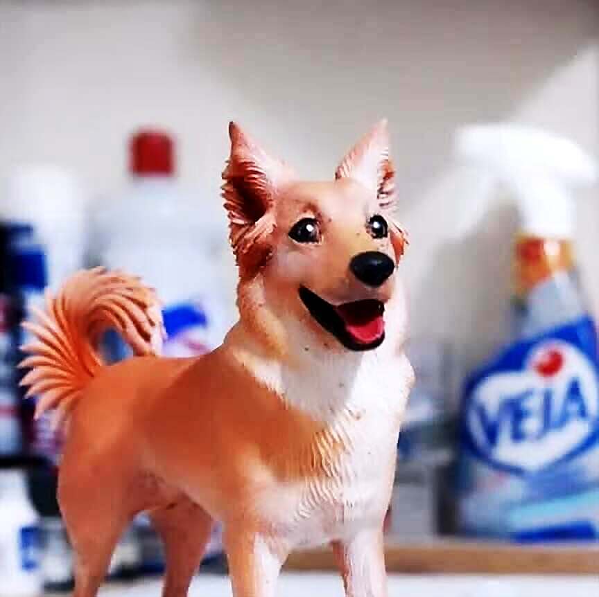 Trabalho real da Alpha 3D com pet personalizado em impressão 3D